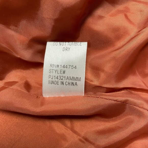 AMPERSAND AVENUE MOTO JACKET PINK ROSE WOMENS XL VEGAN SUEDE ZIP CLASSIC NWT - Picture 6 of 10